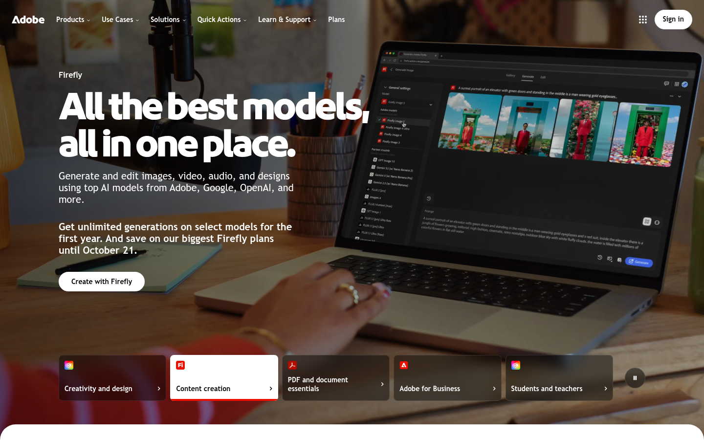 Homepage of the website, as captured