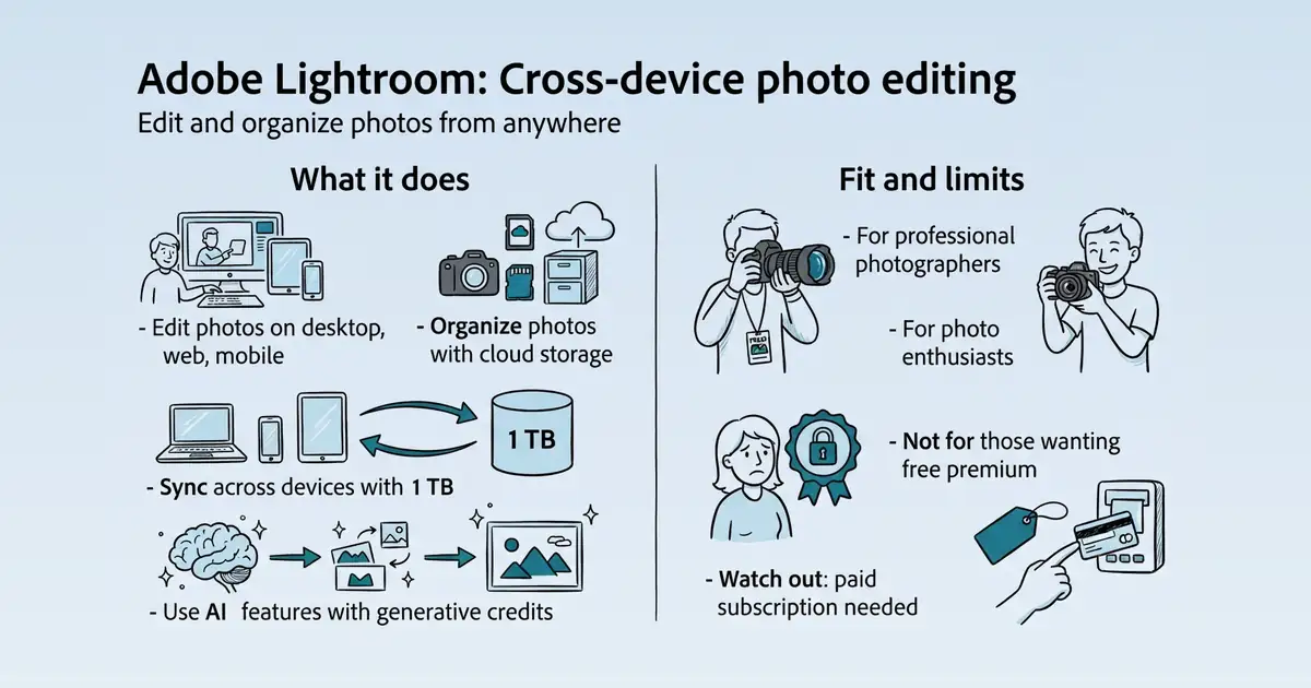 Adobe Lightroom at a glance