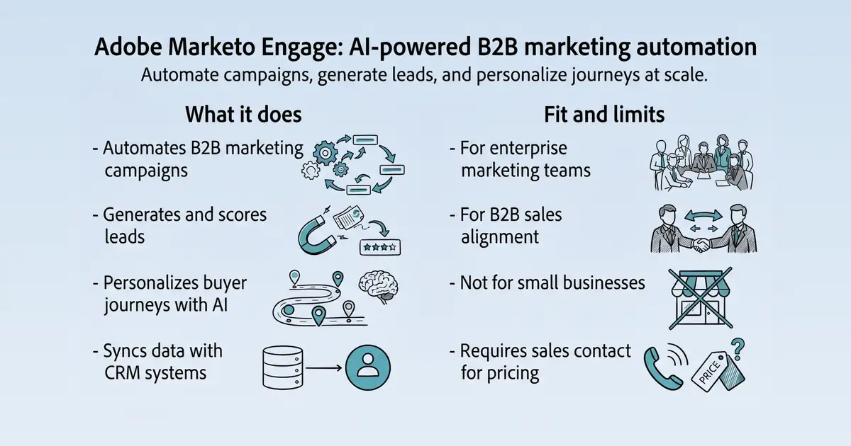 Adobe Marketo Engage at a glance