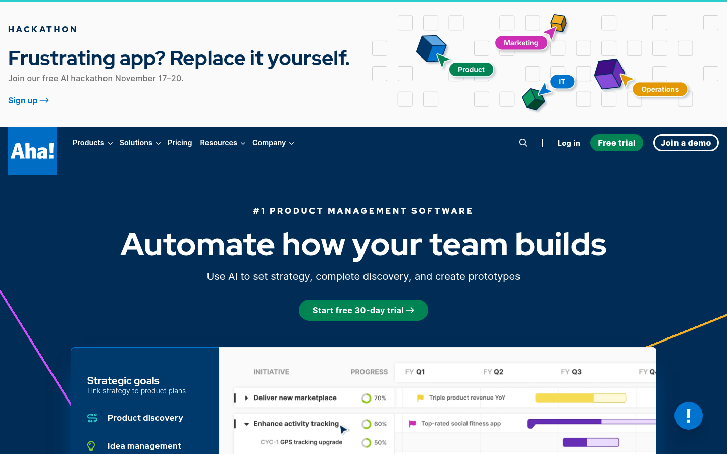 Homepage of the website, as captured