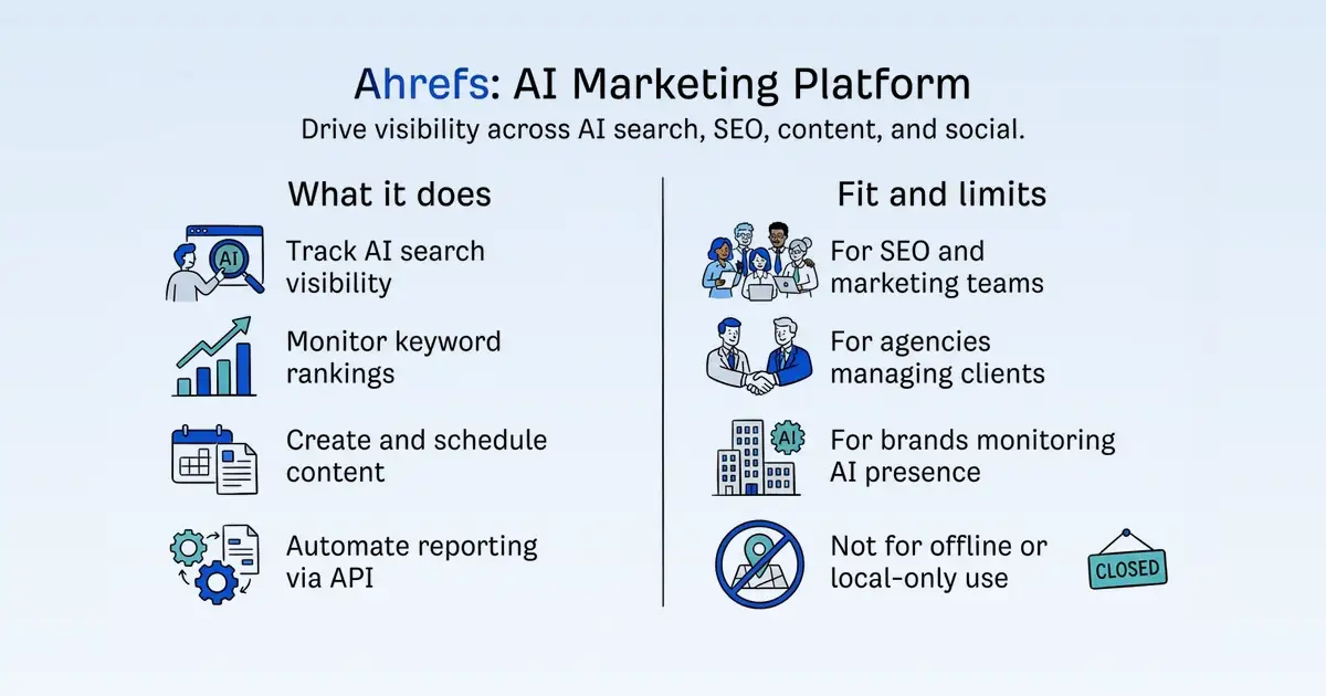 Ahrefs at a glance