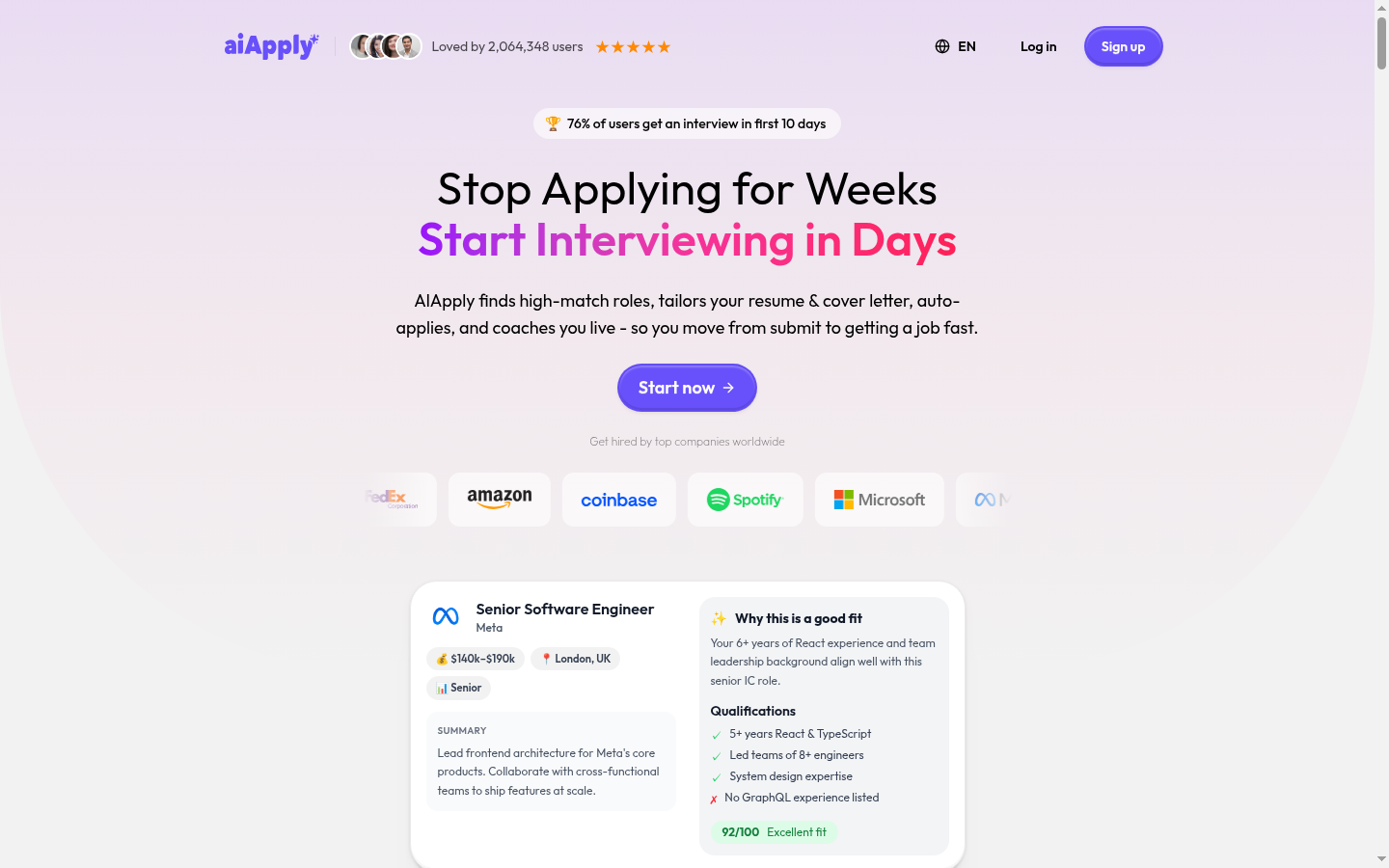 Homepage of the website, as captured
