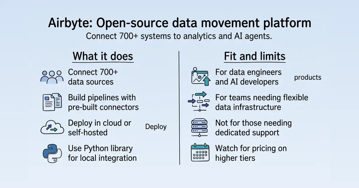 Airbyte at a glance