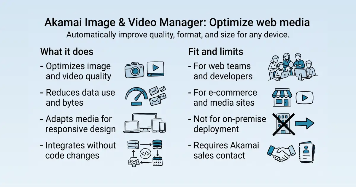 Akamai Image & Video Manager at a glance