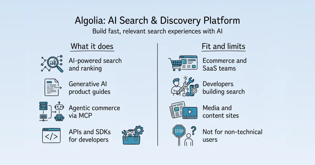 Algolia at a glance