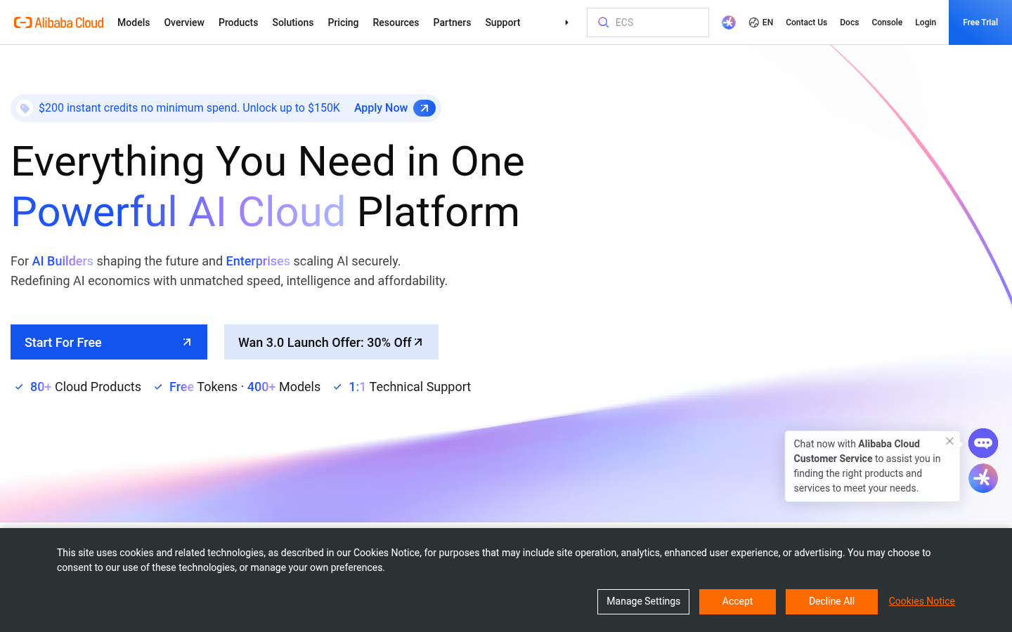 Homepage of the website, as captured