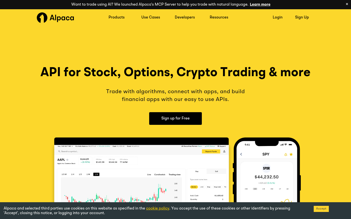 Homepage of the website, as captured