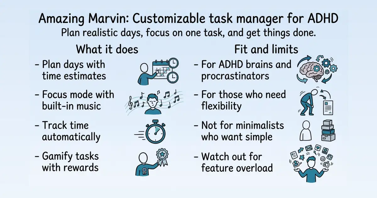 Amazing Marvin at a glance