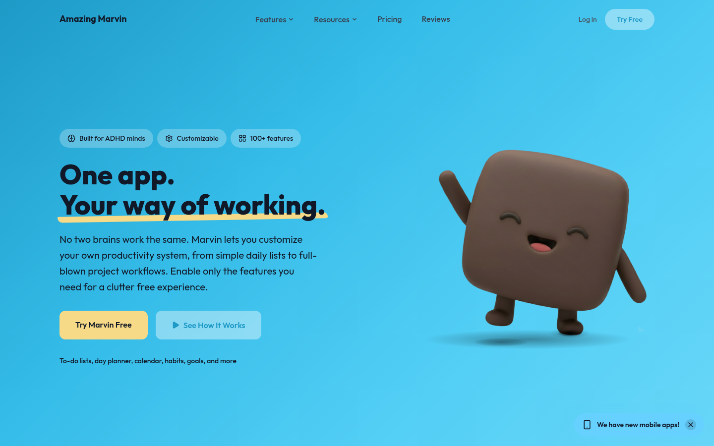 Homepage of the website, as captured