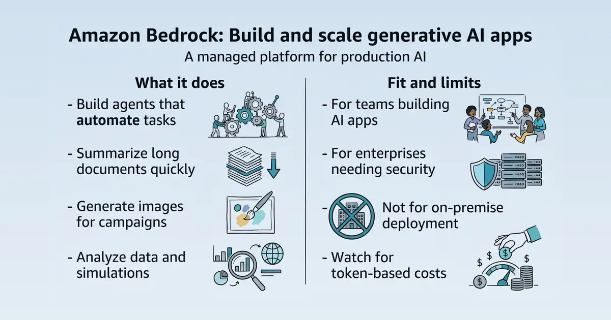 Amazon Bedrock at a glance