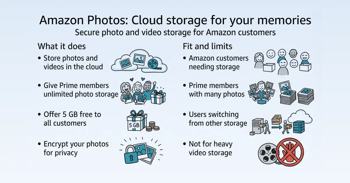 Amazon Photos at a glance