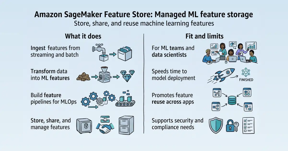 Amazon SageMaker Feature Store at a glance