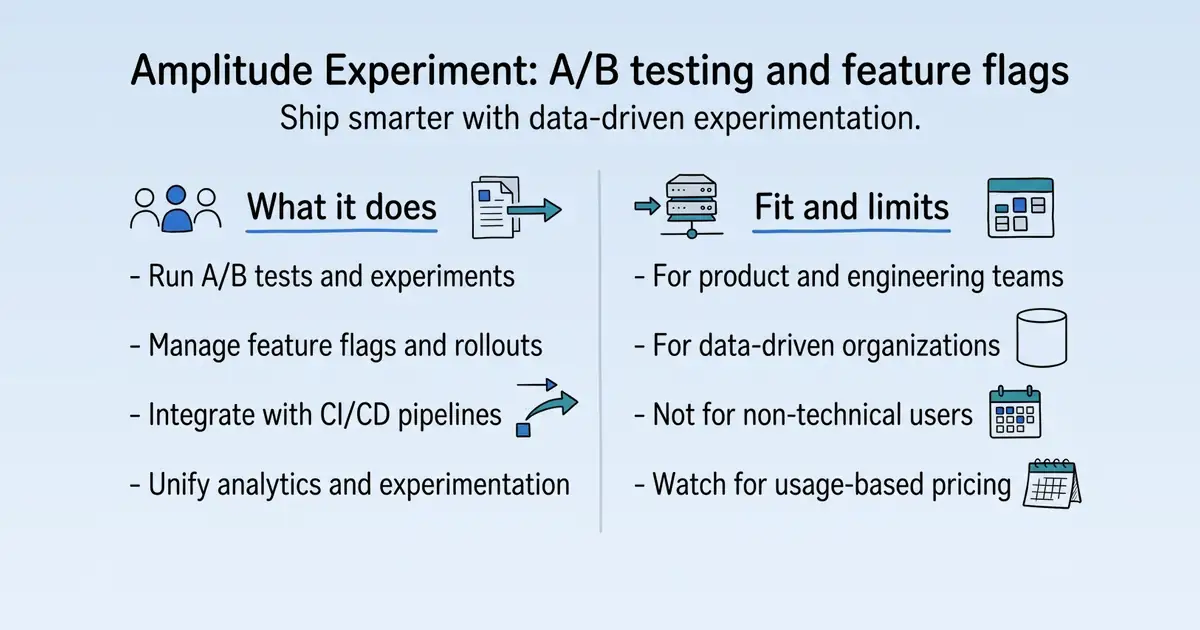 Amplitude Experiment at a glance