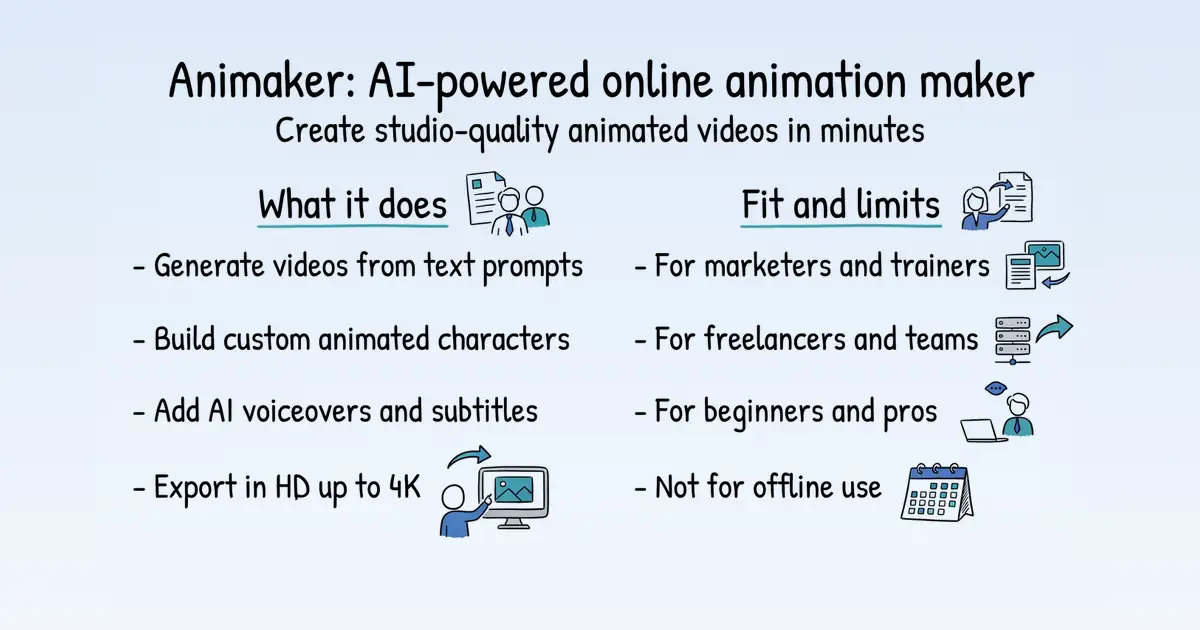 Animaker at a glance