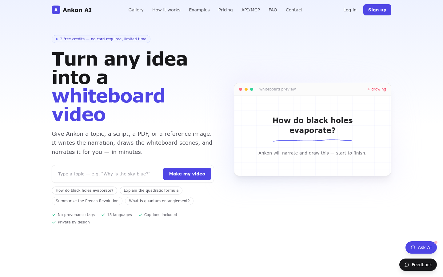Homepage of the website, as captured