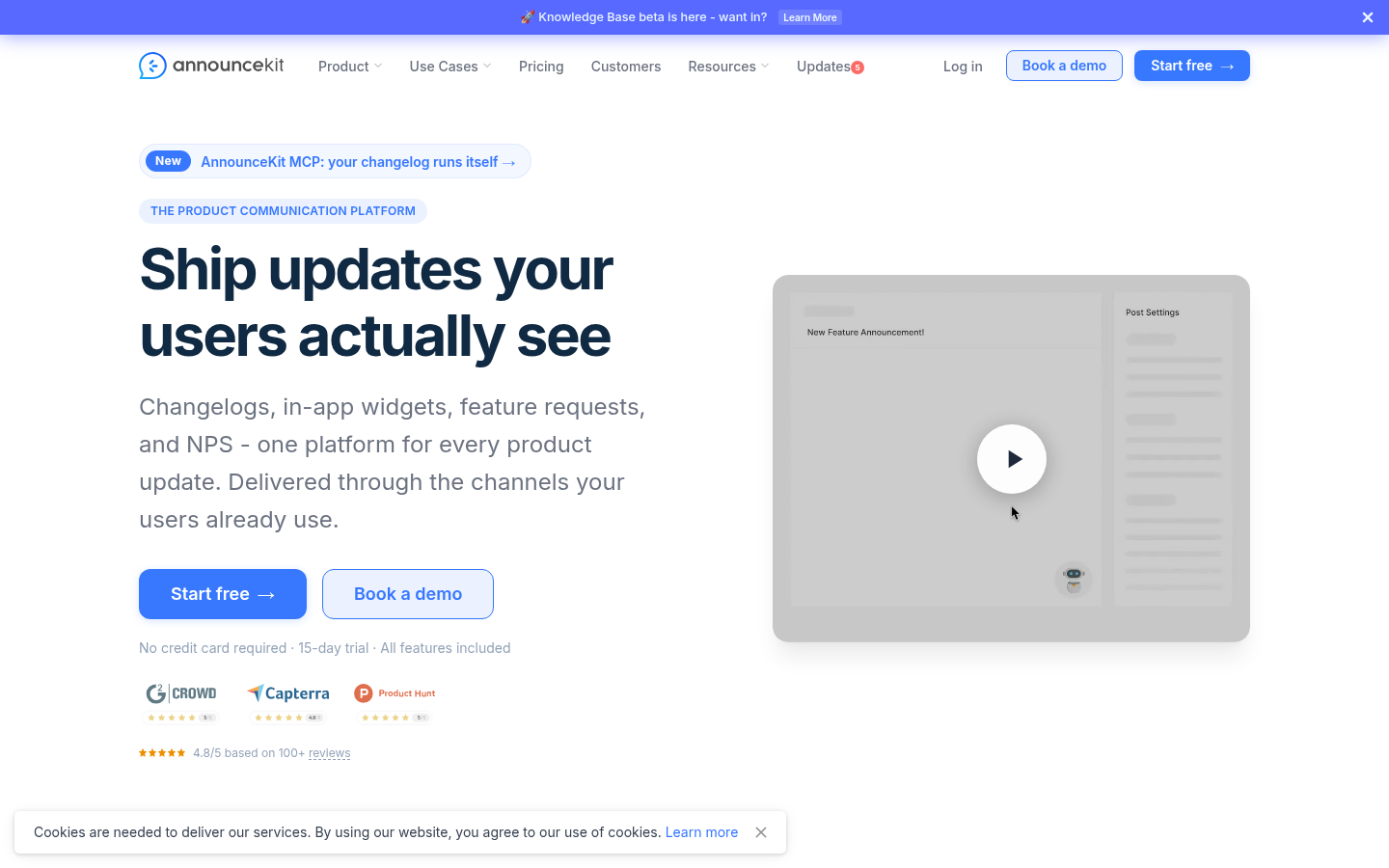 Homepage of the website, as captured