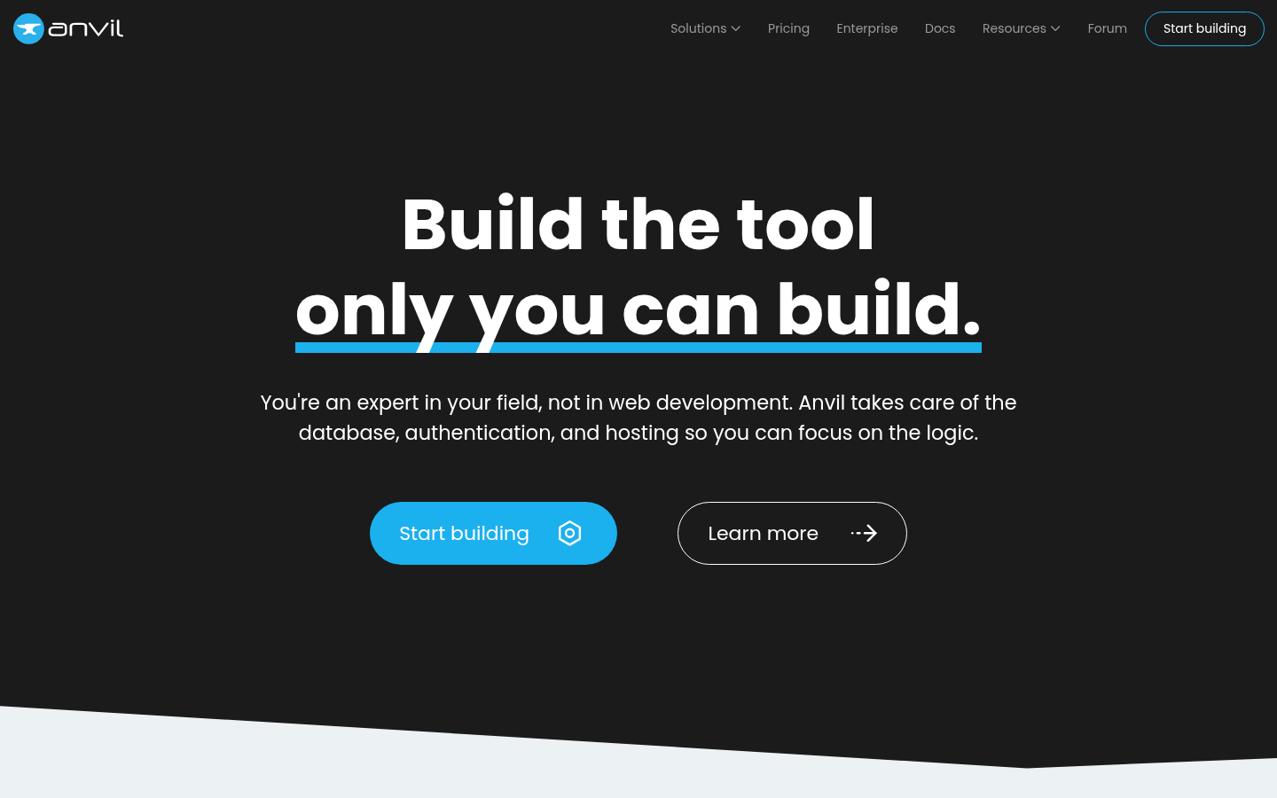Homepage of the website, as captured