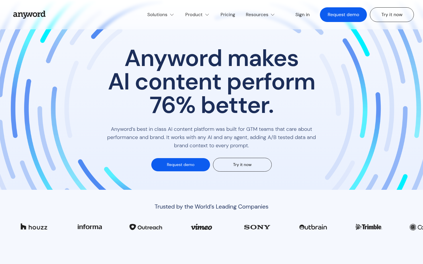 Homepage of the website, as captured