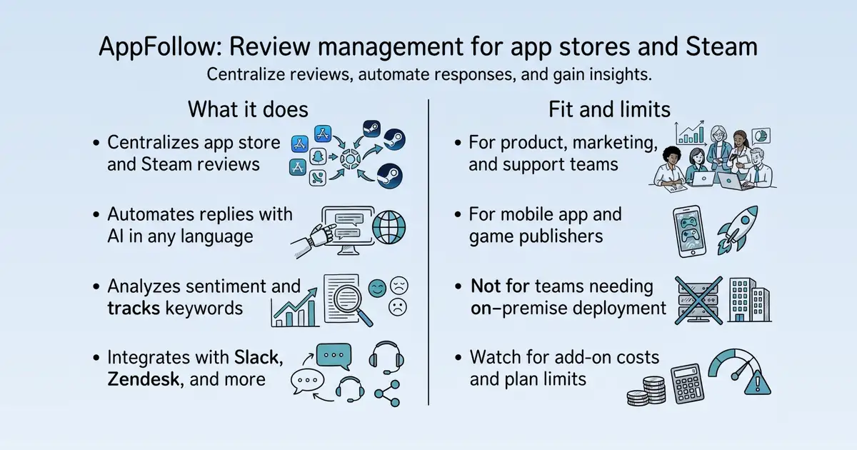 AppFollow at a glance
