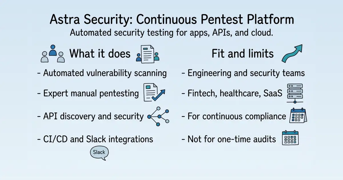 Astra Security at a glance