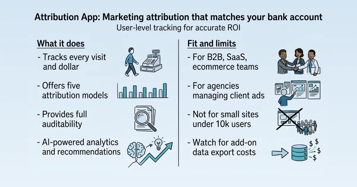 Attribution App at a glance