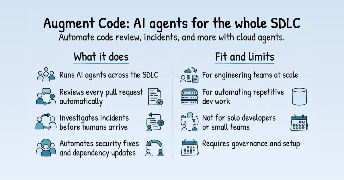 Augment Code at a glance