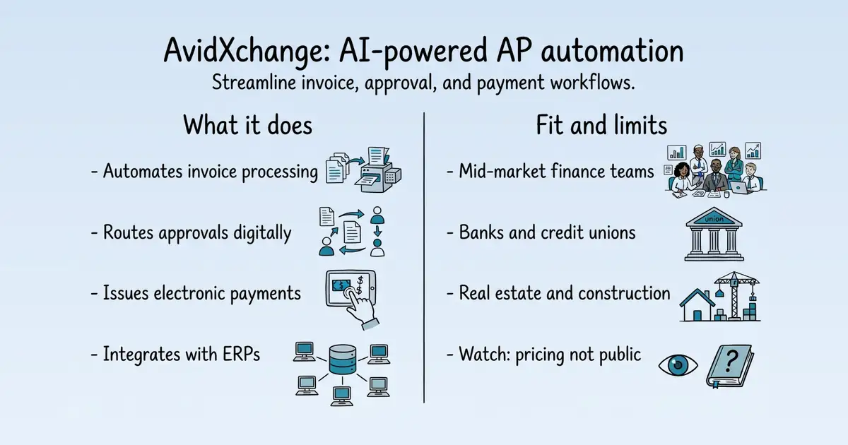 AvidXchange AP Automation at a glance