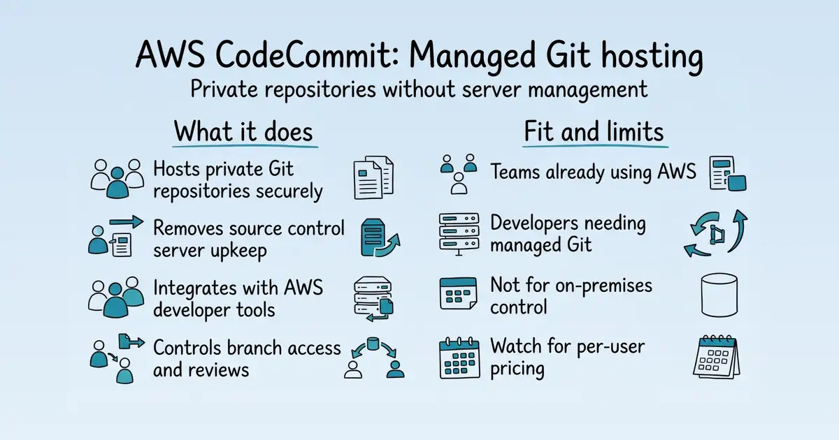 AWS CodeCommit at a glance