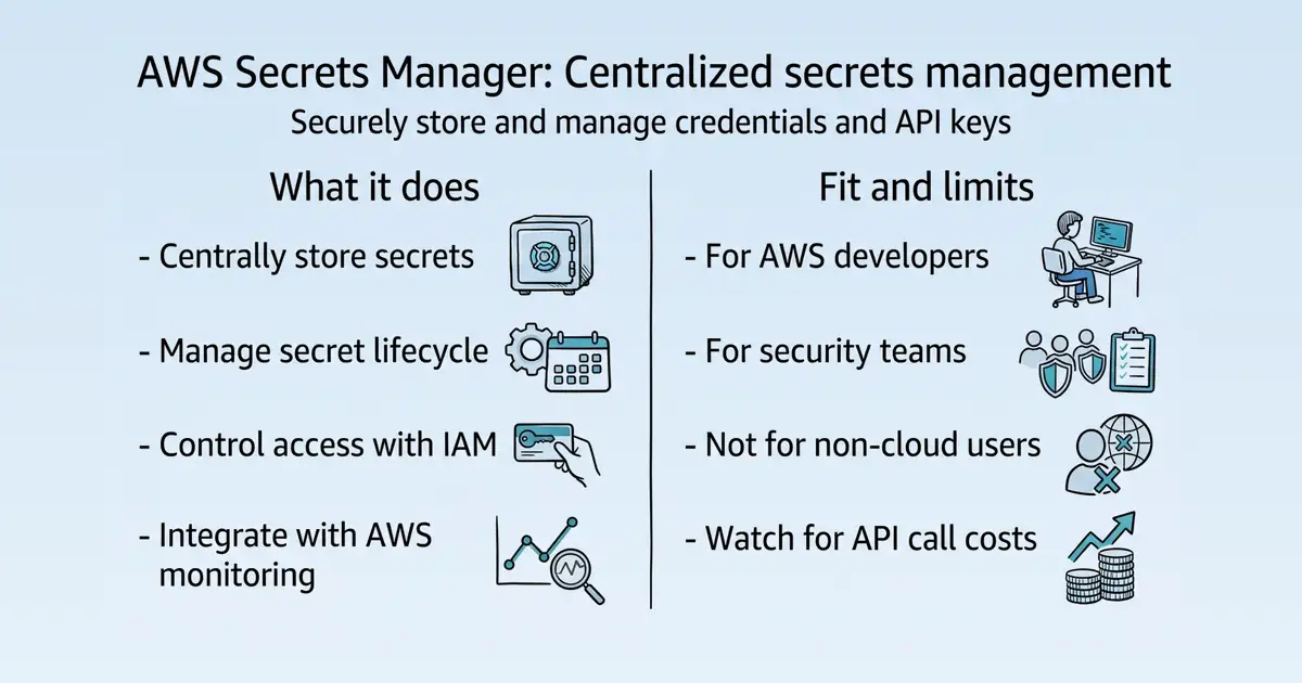 AWS Secrets Manager at a glance