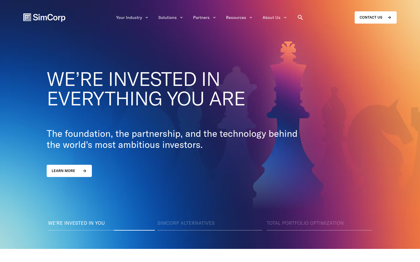 Homepage of the website, as captured