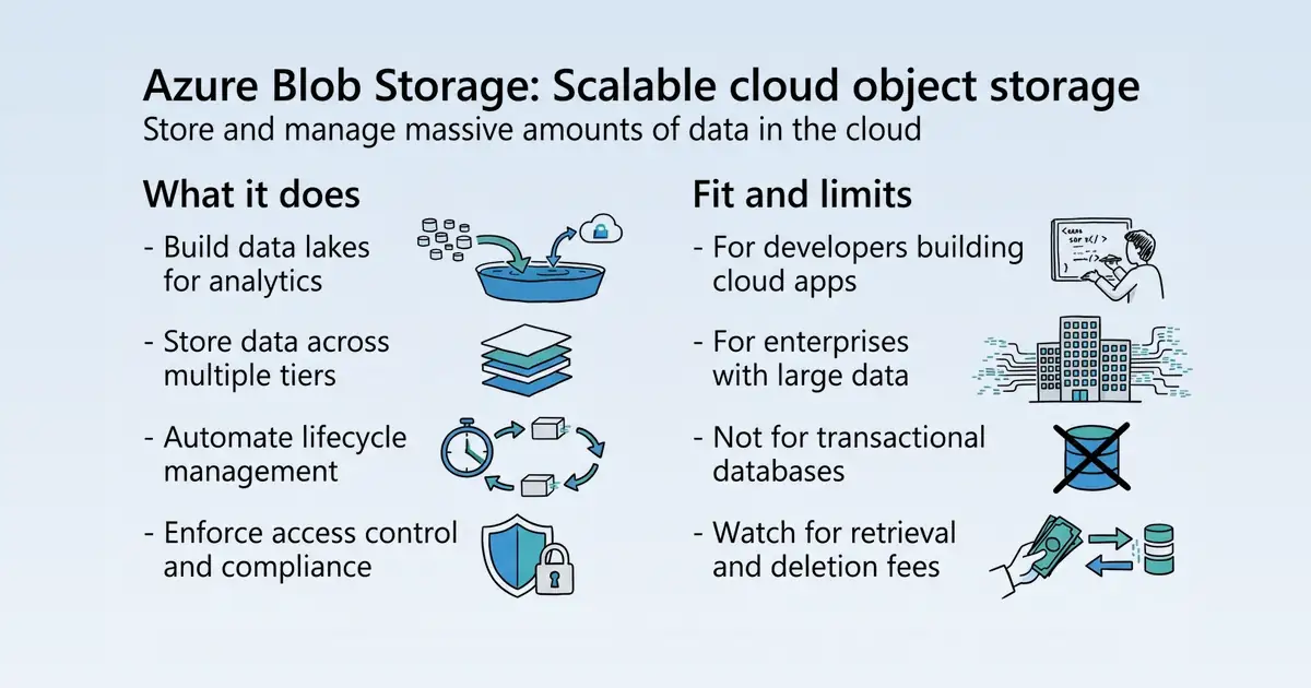 Azure Blob Storage at a glance