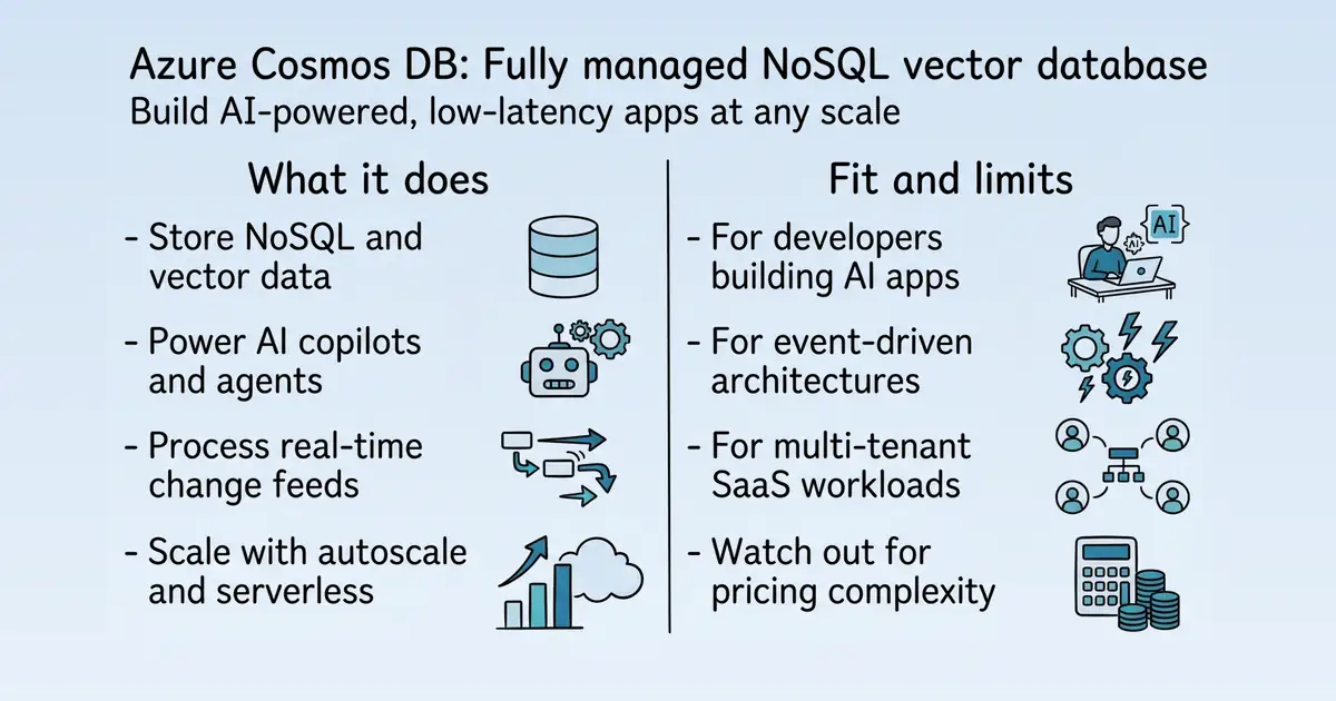 Azure Cosmos DB at a glance