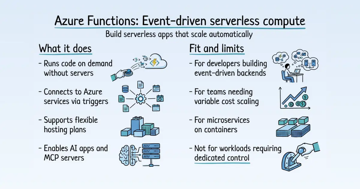 Azure Functions at a glance