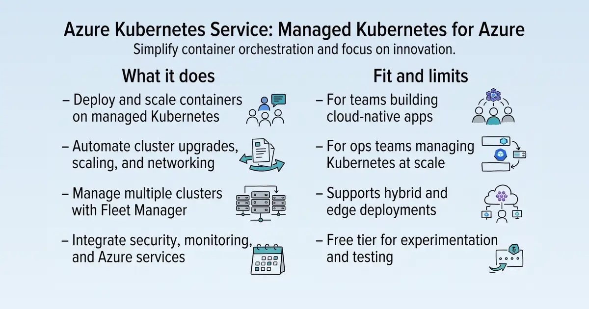 Azure Kubernetes Service (AKS) at a glance