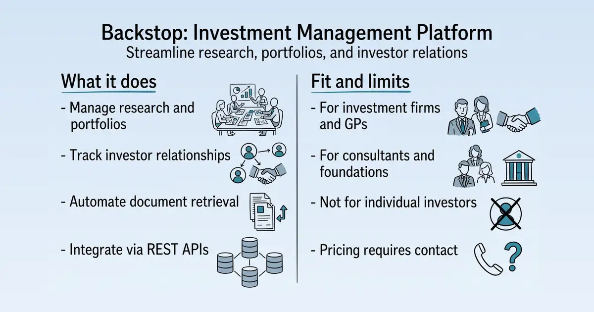 Backstop Solutions at a glance