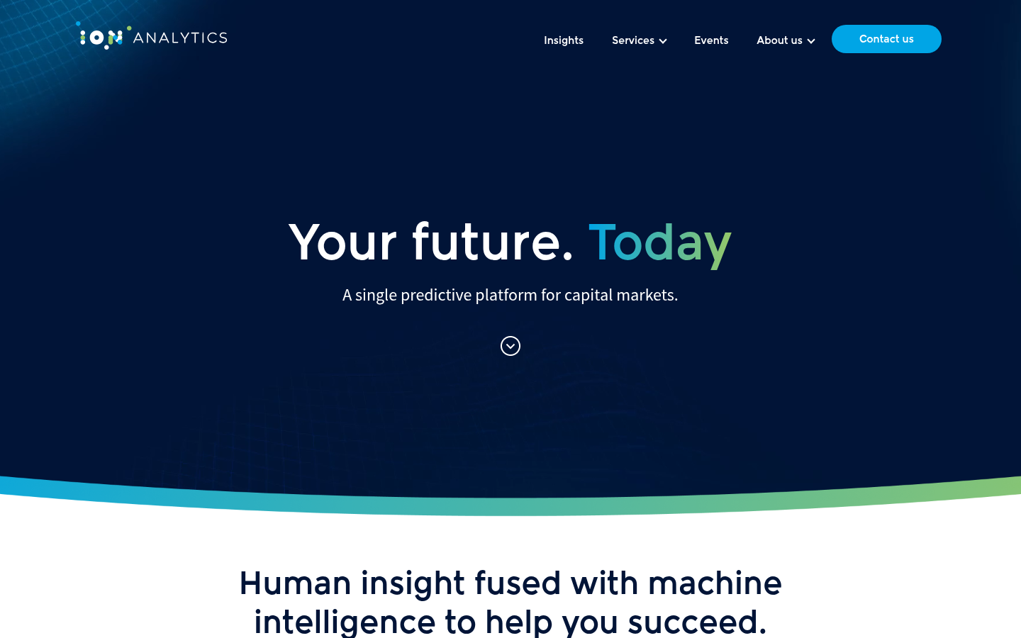 Homepage of the website, as captured