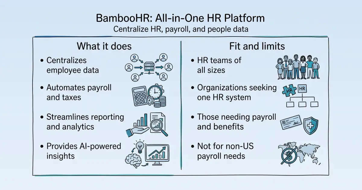 BambooHR at a glance