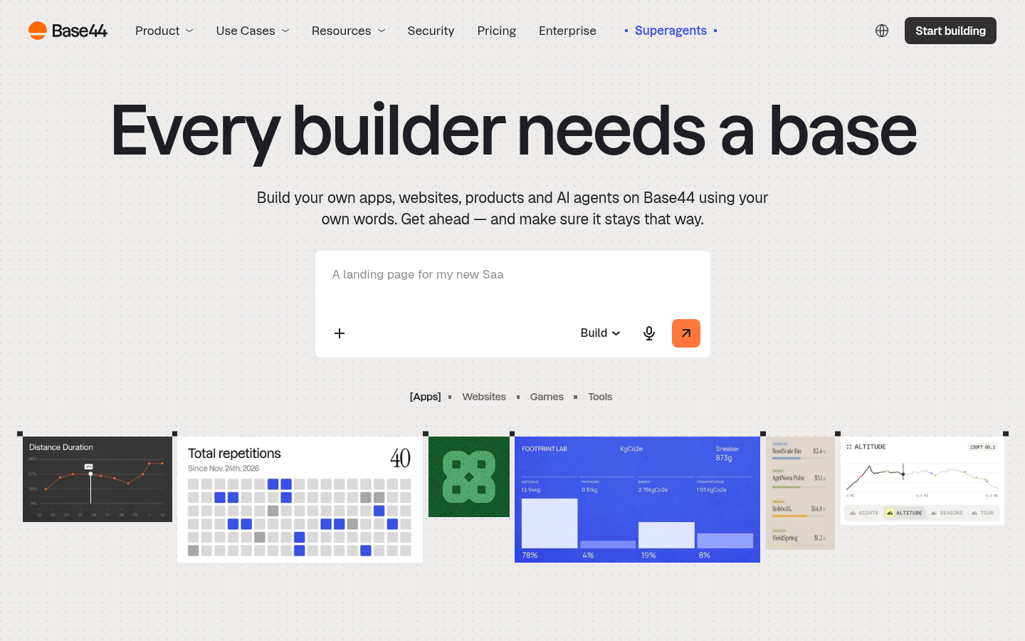 Homepage of the website, as captured