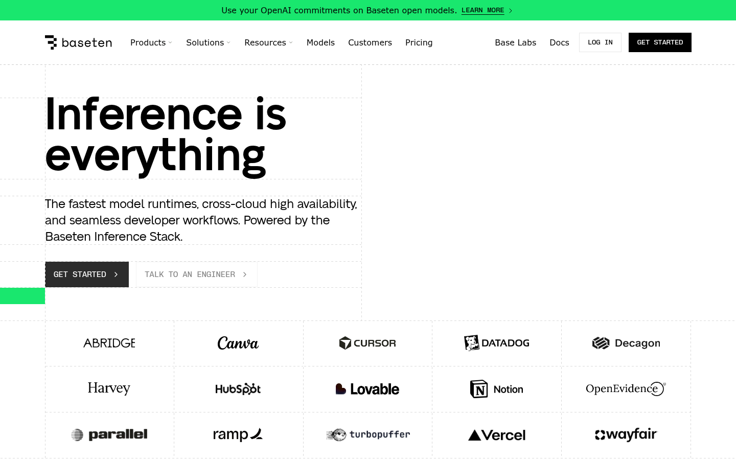 Homepage of the website, as captured