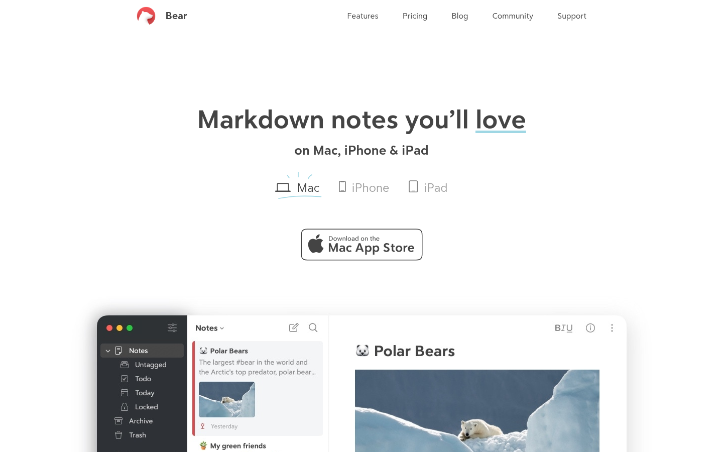 Homepage of the website, as captured