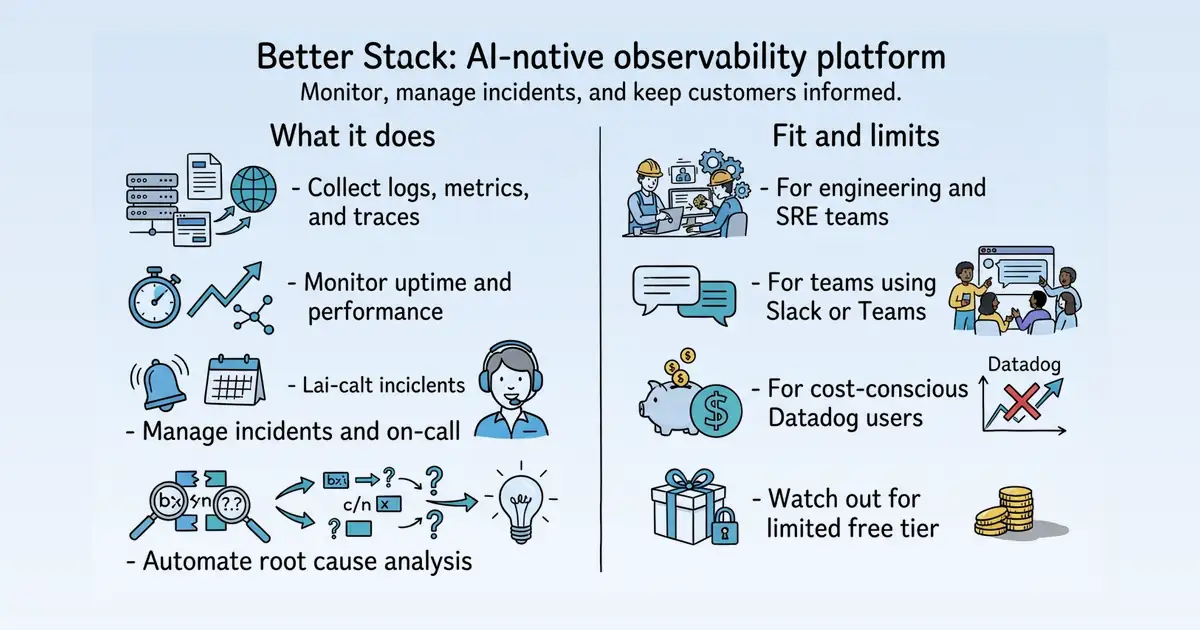 Better Stack at a glance