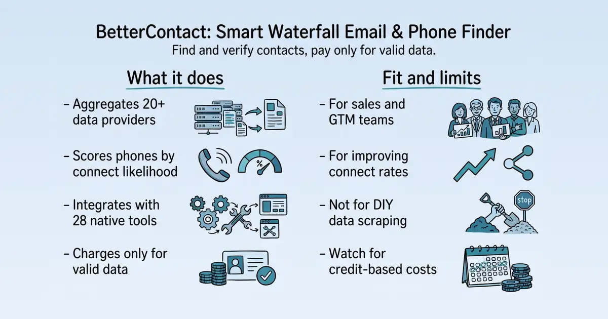 BetterContact at a glance