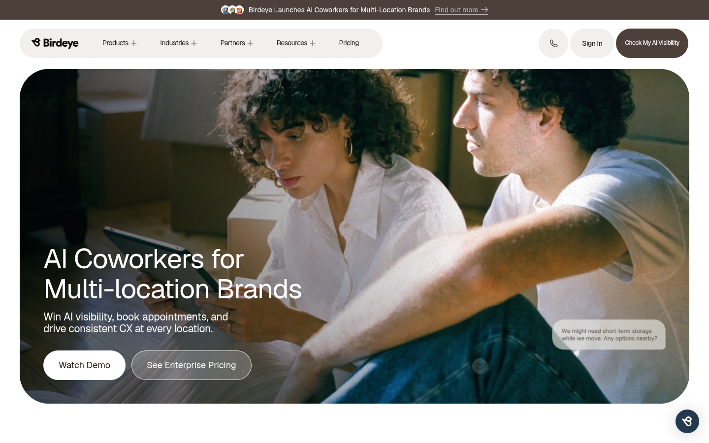 Homepage of the website, as captured