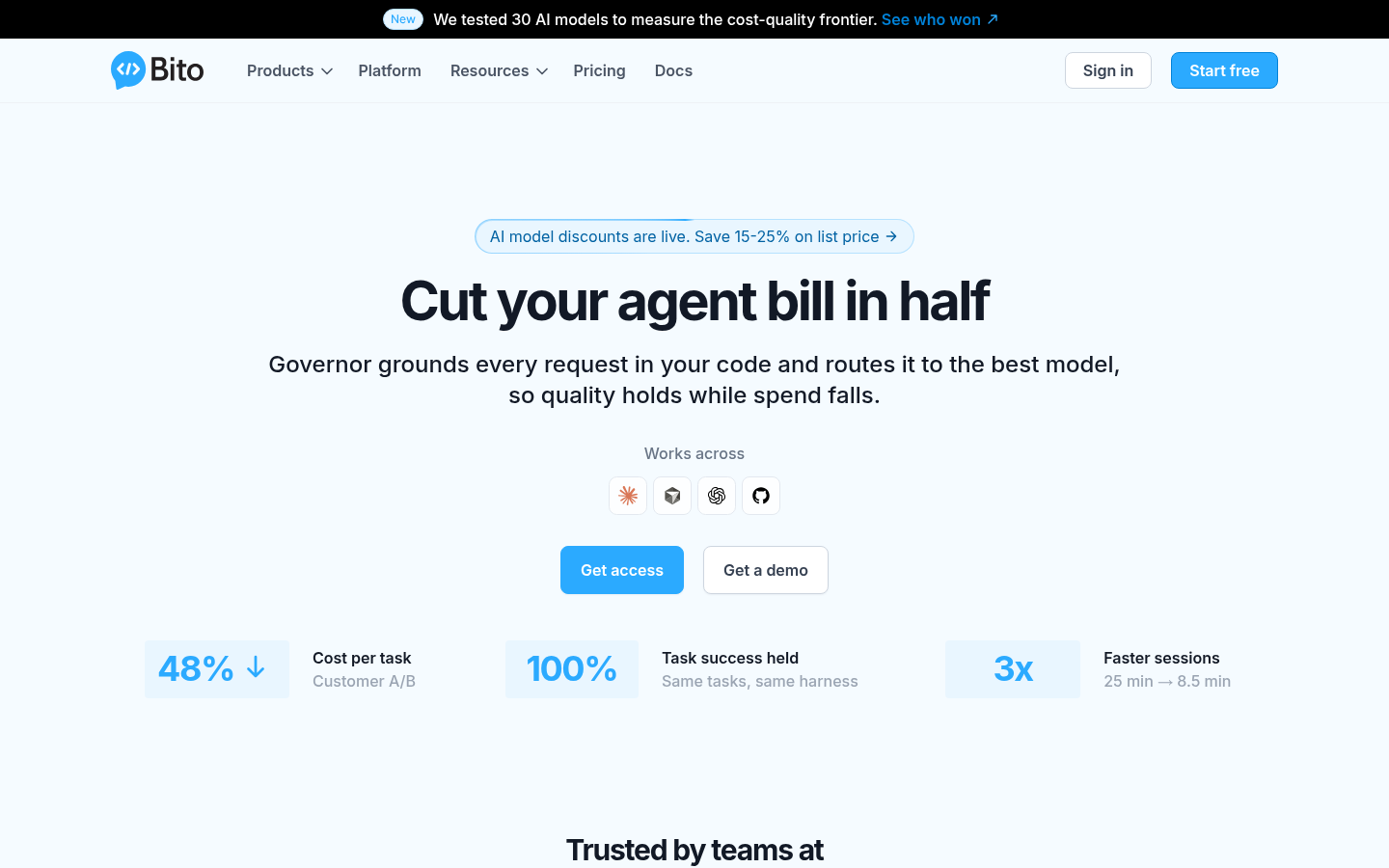 Homepage of the website, as captured