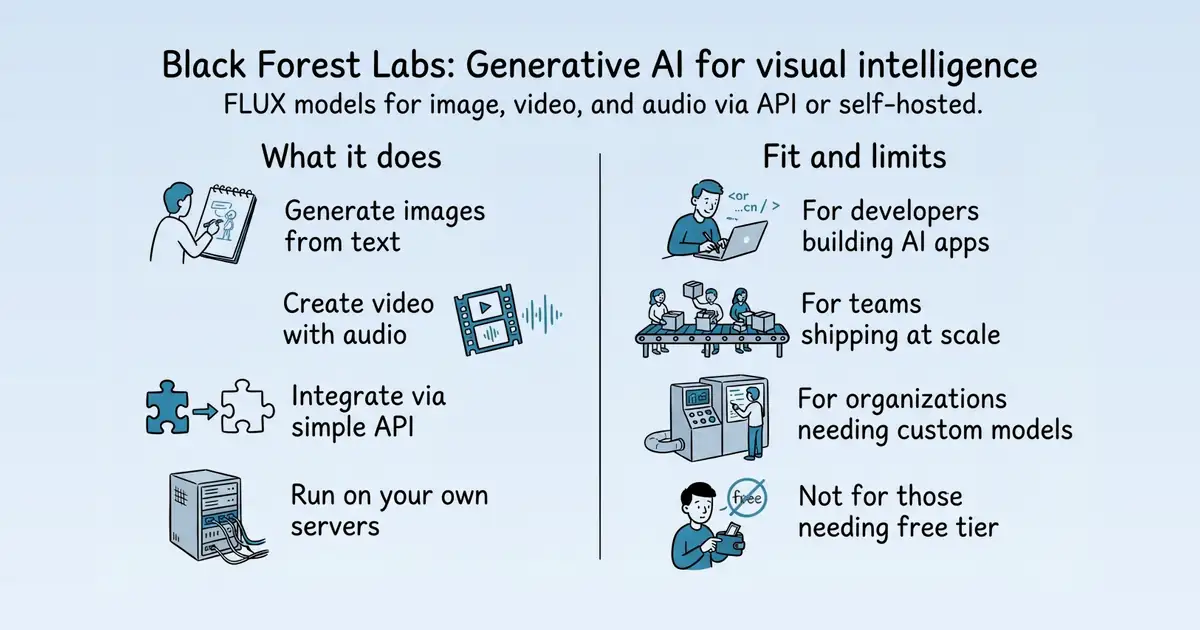 Black Forest Labs FLUX at a glance