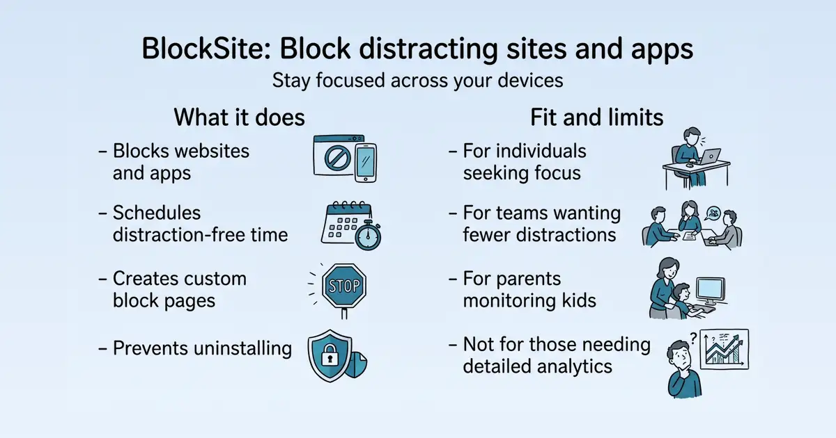 BlockSite at a glance