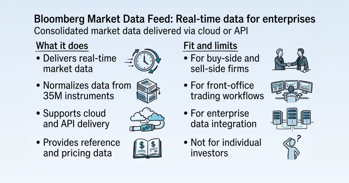 Bloomberg Market Data Feed (B-PIPE) at a glance