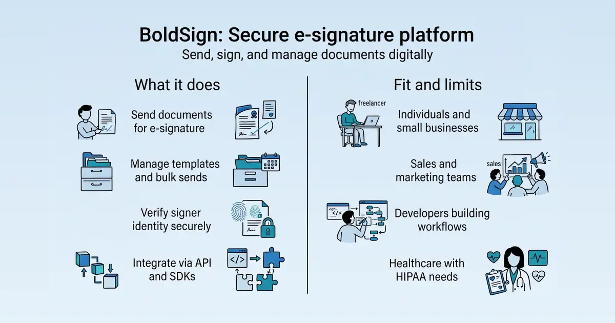BoldSign at a glance