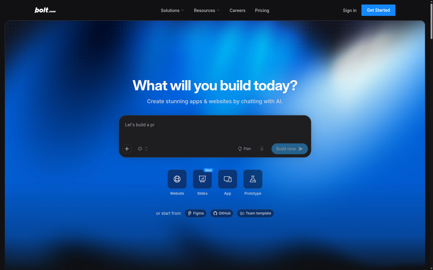 Homepage of the website, as captured