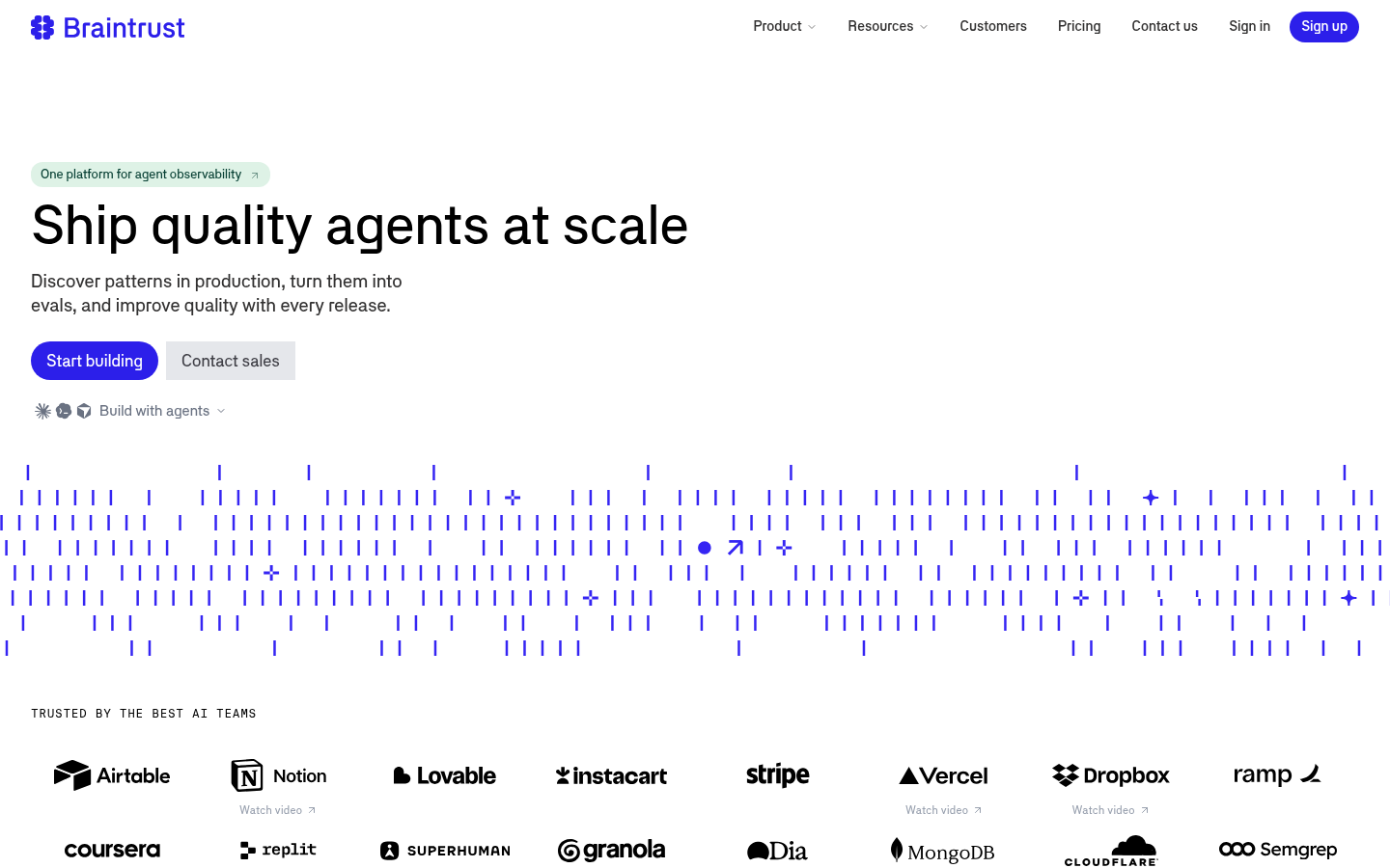 Homepage of the website, as captured